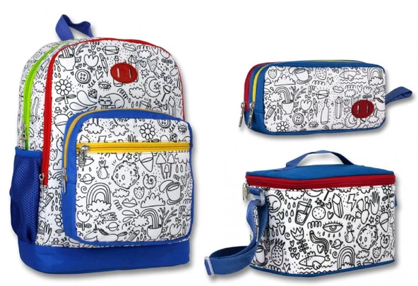 Ümit Çanta Boyanabilir İlkokul Okul Çantası Seti ürün görseli