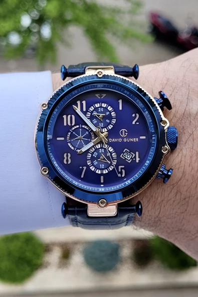 David Guner DGISTE9 Lacivert Renk İç Göstergeleri Aktif Fonksiyonlu Erkek Kol Saati - Resim 2