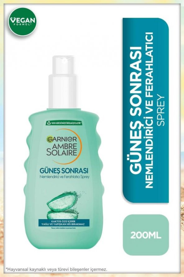 Ambre Solaire Güneş Sonrası Nemlendirici Ferahlatıcı Sprey 200 ml