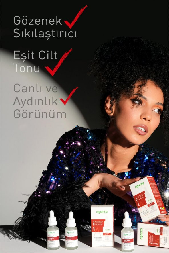 Canlandırıcı Yüz Peeling Bakım Serumu 30 Ml (Aha 8  + Bha 2+ Niacinamide) - 2