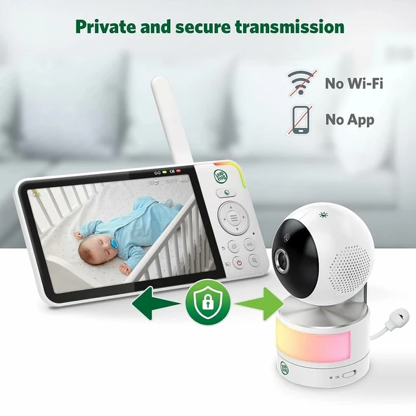 LeapFrog LF915-2HD 2 Kameralı Bebek Monitörü - 5" Ekran - 3