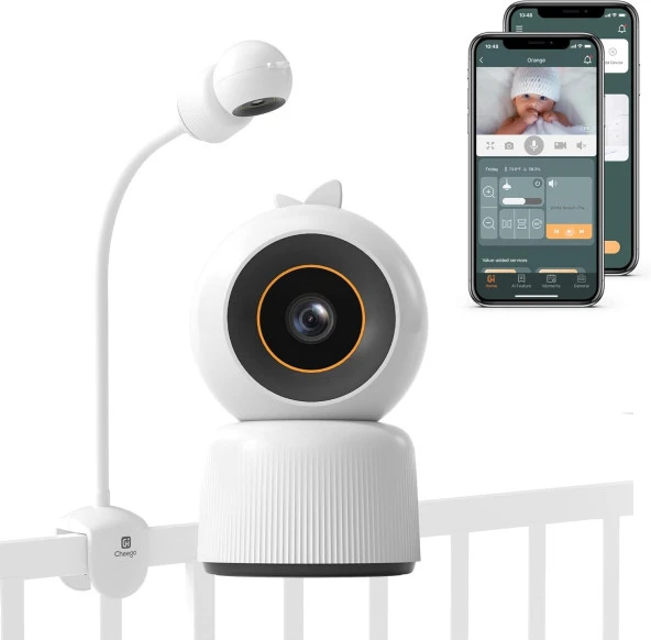 Cheego Akıllı Bebek Monitörü Paketi - 3MP HD Video Monitörü