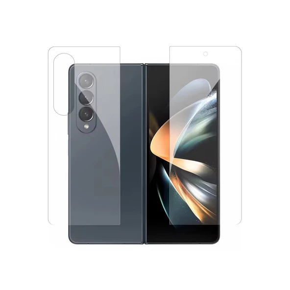 Samsung Galaxy Z Fold 5 Ön-Arka Darbe Emici HD Ekran Koruyucu Kaplama