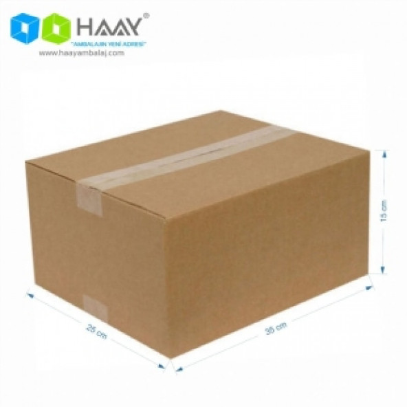 HAAY AMBALAJ 35x25x15cm Çift Oluklu Koli (10 Adet)