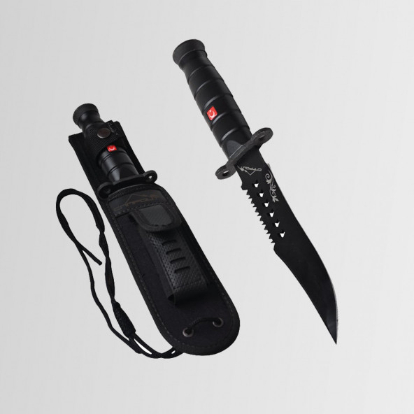 Nurgaz NG C121 Campout Survıval Çelik Bıçak - Çakı Özel Kılıflı - 4