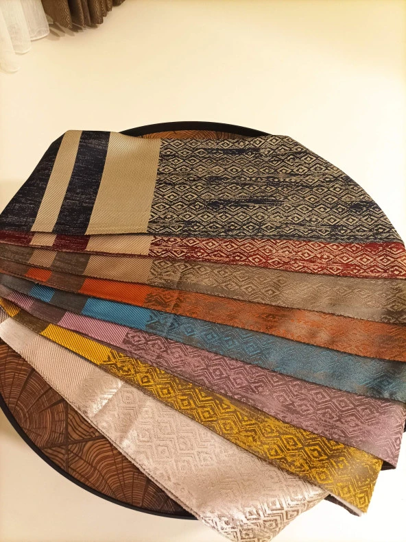 NİVEMESHOME BLANCHE KAHVE 1/3 SIK PİLE FON PERDE APM - 4