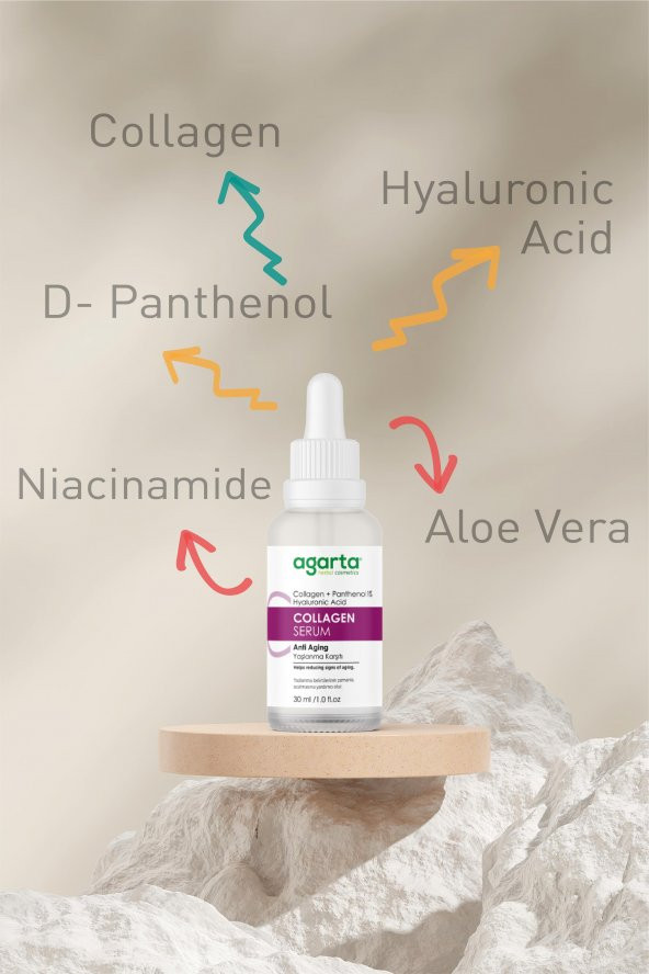 Yaşlanma ve Kırışıklık Karşıtı Anti-Aging Kolajen Serum 30 ML - 3