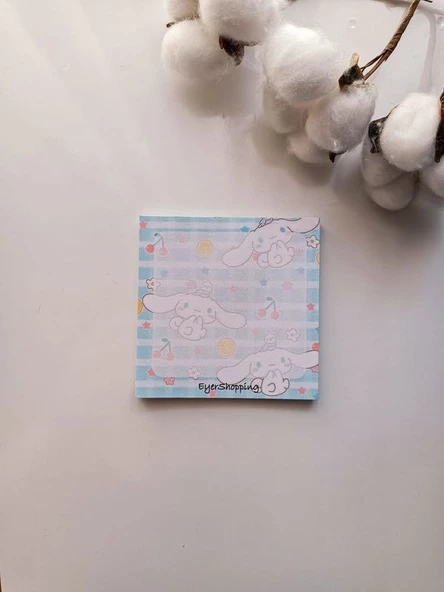 Çeşitli Figürler Desenli Memopad Not Defteri Bloknot Çek Kopar Defter - 2