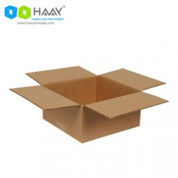 HAAY AMBALAJ 20x20x10cm Tek Oluklu Koli (25 Adet)