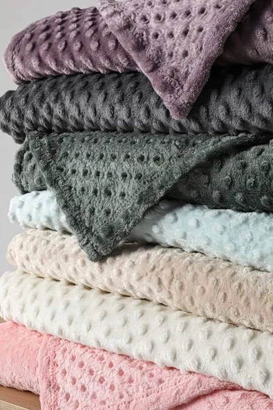 PEARLY GRİ ÇİFT KİŞİLİK TOMURCUK SOFT BATTANİYE MERİNOS - 4