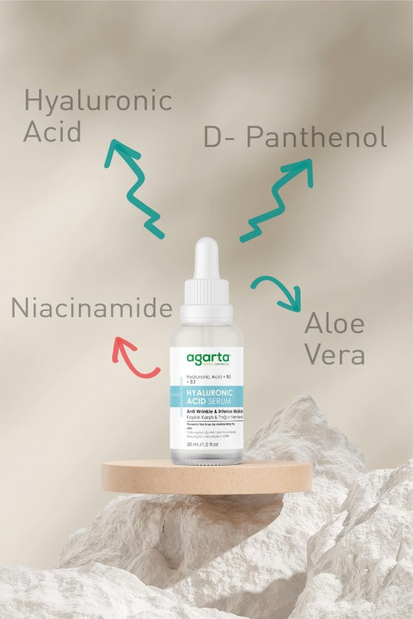 Yoğun Nemlendirici ve Yenileyici Hyaluronic Asit Serum 30 ML - 3