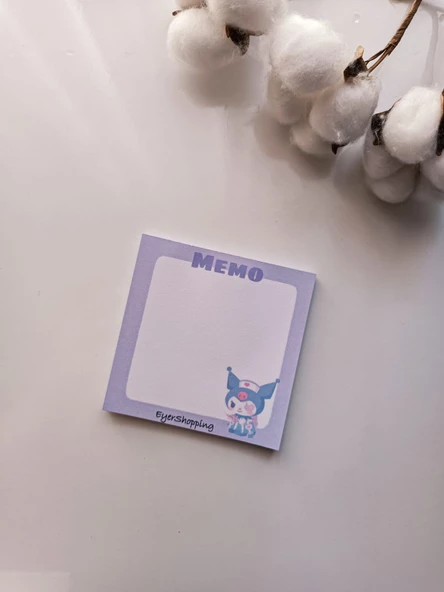 Sanrio Hello Kitty Memopad Not Defteri Bloknot Çek Kopar Tutkallı Defter - 2