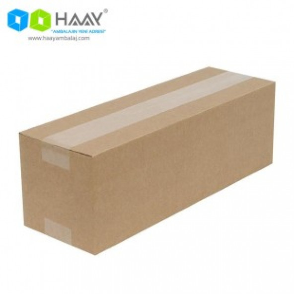 HAAY AMBALAJ 38x12x12cm Tek Oluklu Koli - Kraft (25 Adet)
