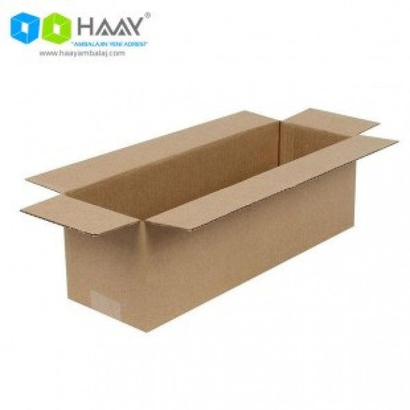 HAAY AMBALAJ 38x12x12cm Tek Oluklu Koli - Kraft (25 Adet) - 2