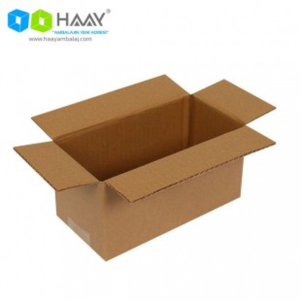 HAAY AMBALAJ 20x10x10cm Tek Oluklu Koli (50 Adet)