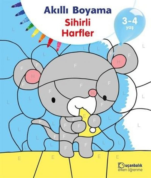 Uçanbalık Akıllı Boyama - Sihirli Harfler 3-4 Yaş 36+ Ay