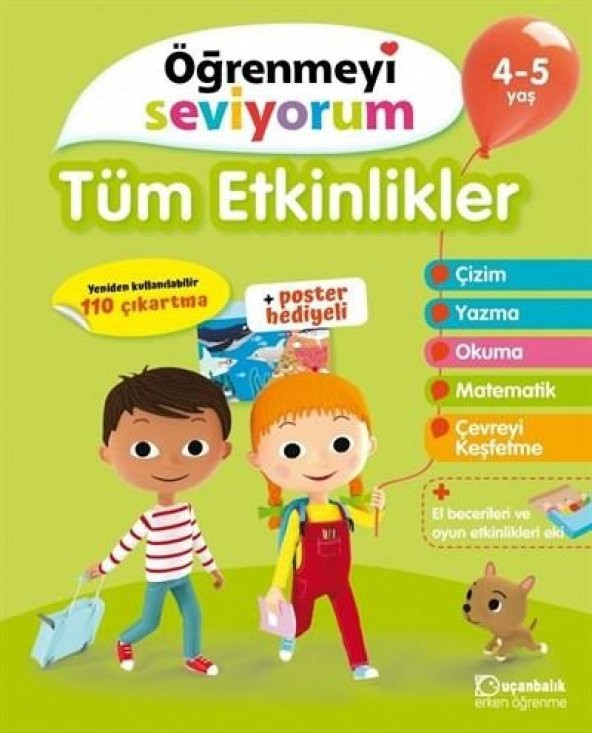 Uçanbalık Öğrenmeyi Seviyorum - Tüm Etkinlikler 4-5 Yaş 48+ Ay