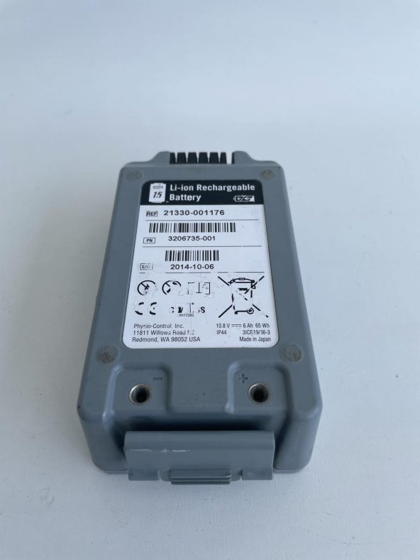 Physio Control Lifepak 15 10.8V 6.0Ah Li-ion Akü 21330-001176 2.El - Resim 2