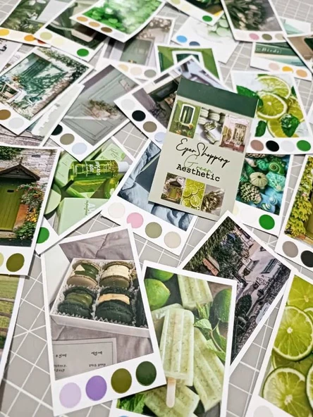Aesthetic Dots Sticker Kitapçığı Bullet Journal için uygundur scrapbook - 5