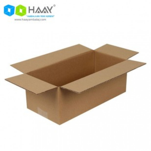 HAAY AMBALAJ 32x15x12cm Tek Oluklu Koli - Kraft (25 ADET) - 3