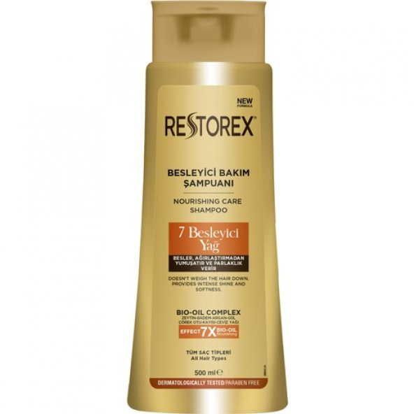 Restorex 7 Besleyici Yağ Bakım ŞAMPUAN-500 ml