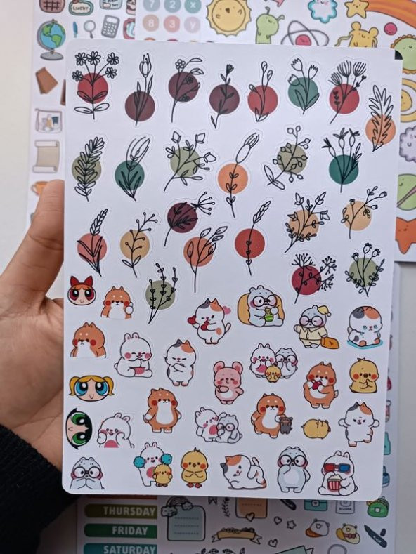 400 ADET Planner Etiket Sticker Ajanda Günlük Bullet Journal Scrapbook - 2