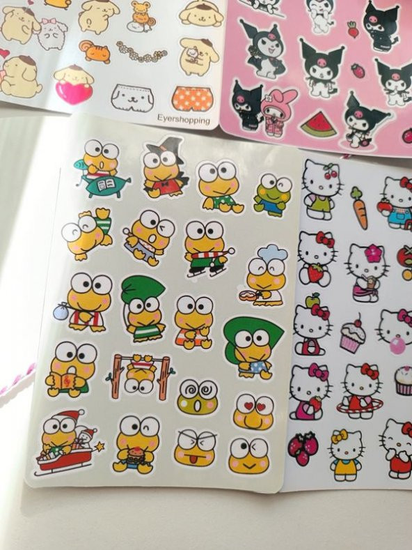 Sanrio Hello Kitty 88 adet Etiket Sticker Set - 2