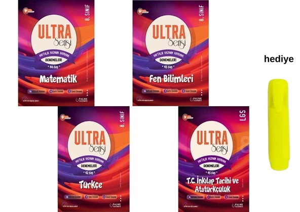 Palme Yayıncılık 8. Sınıf Ultra Serisi Tüm Dersler Denemeleri 176 Föy