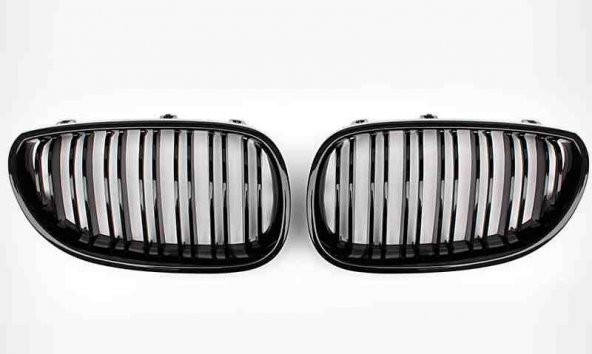 BMW E60 PARLAK SİYAH ÇİFT ŞERİT M5 PANJUR SETİ 200 ürün görseli