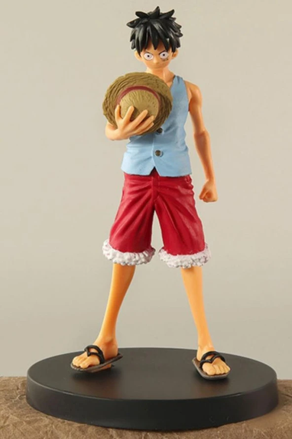 One Piece Monkey D.Luffy 17 cm Anime Action Karakter Figür Biblo 15131