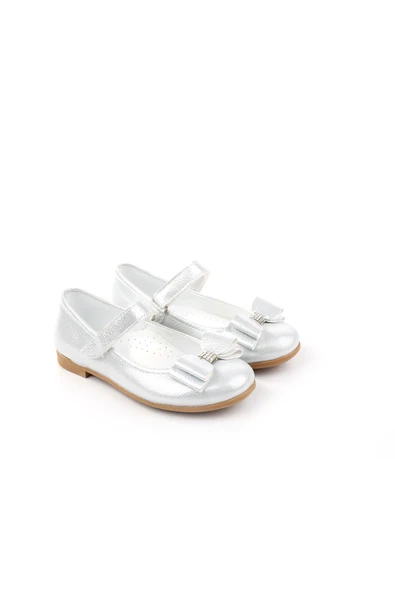 Papuç Sepeti Ortaç 3162 Kız Çocuk Balerin Cırtlı Babet Ayakkabı - Resim 6