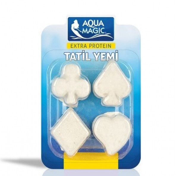 Aqua Magic Balık Tatil Yemi 4 Lü
