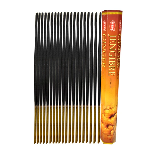 Hem Zencefil Kokulu 20 Çubuk Tütsü - Jengibre - Resim 3