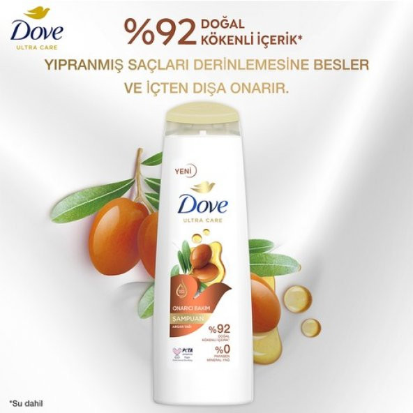 Dove 400 Ml 1/1 Arganyağı Onarıcı Bakım - 4