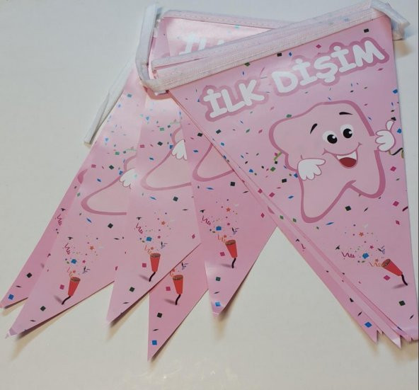 FLAMA ÜÇGEN İLK DİŞİM PEMBE