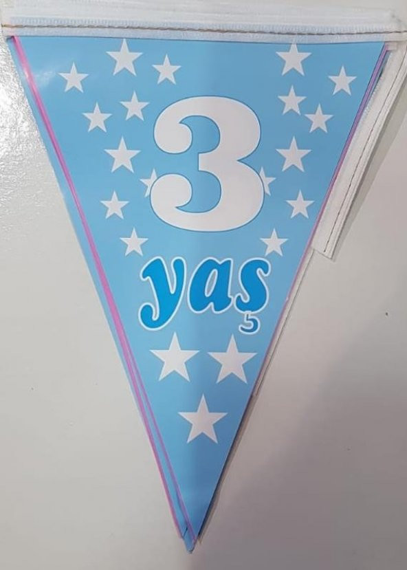 FLAMA ÜÇGEN 3 YAŞ MAVİ ürün görseli