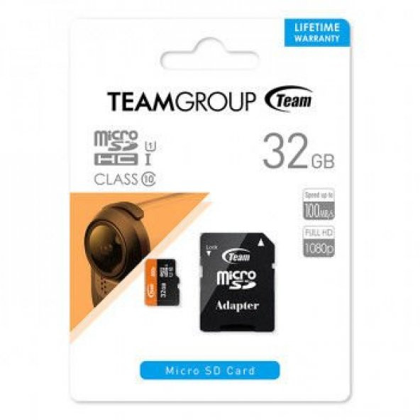 Team MICRO SDHC 32GB UHS-I SD Kart (TUSDH32GUHS03) - 3