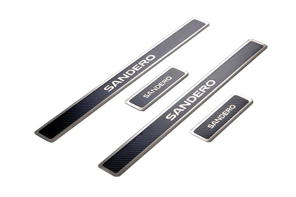 OMSA Dacia Sandero Stepway Krom Kapı Eşiği Line 4 Parça 2020 ve Sonrası - Resim 2