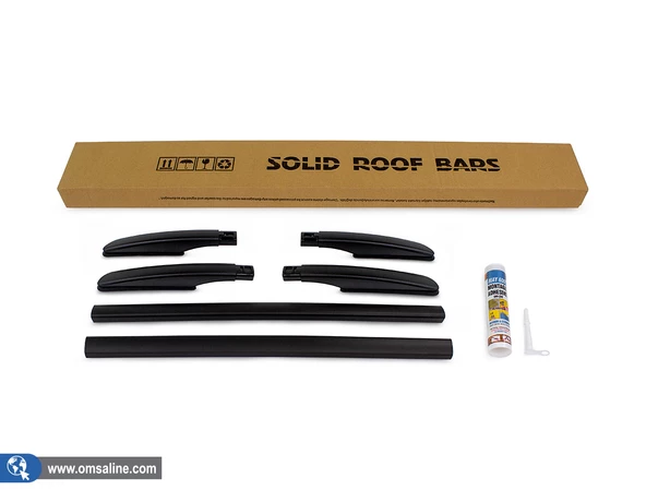 OMSA Porsche Macan Solid Tavan Çıtası Siyah Yapıştırma 2014 ve Sonrası - Resim 3