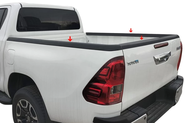 Toyota Hilux Kasa Kenar Koruma Set Abs 3 Parça 2015 ve Sonrası