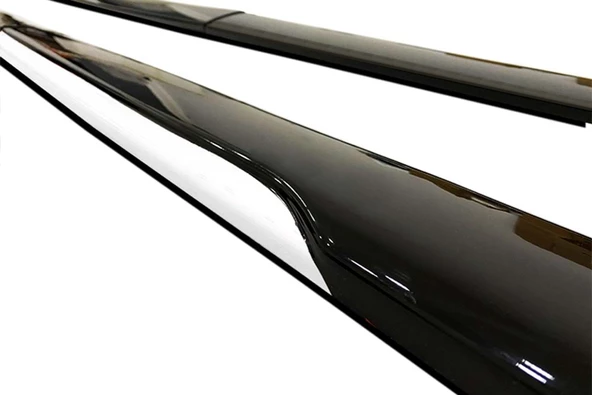 Universal Flaplı Marşpiyel Race Beyaz-Piano Black Abs - 4