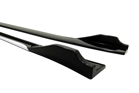 Universal Flaplı Marşpiyel Race Beyaz-Piano Black Abs - 3