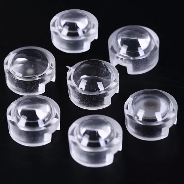 1W 3W 5W Power LED Mercek Lens 30 Derece - ŞEFFAF