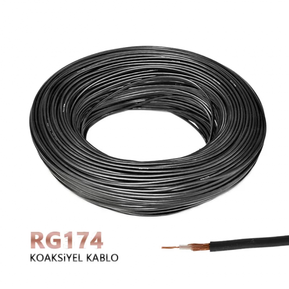 RG-174 Koaksiyel Kablo - RG174 Coaxial Cable
