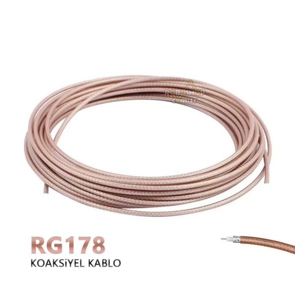 RG-178 Koaksiyel Kablo - RG178 Coaxial Cable