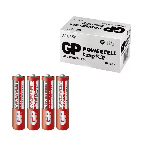GP AAA İnce Kalem Pil Powercell GP-24ERMTP (4 adet)