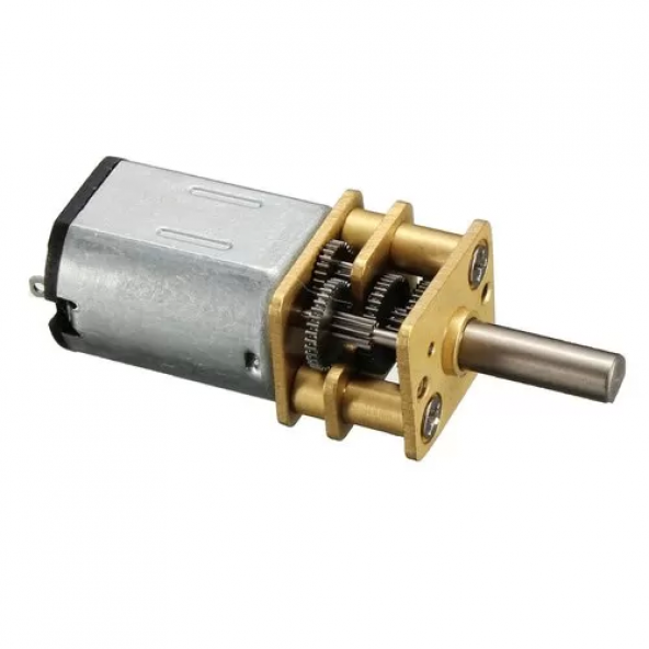 6V 600 Rpm Redüktörlü Mikro DC Motor N20 12mm - 1