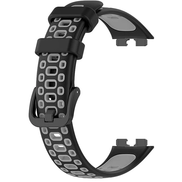 Gpack Huawei Band 8 Kordon Delikli Çift Renk Silikon