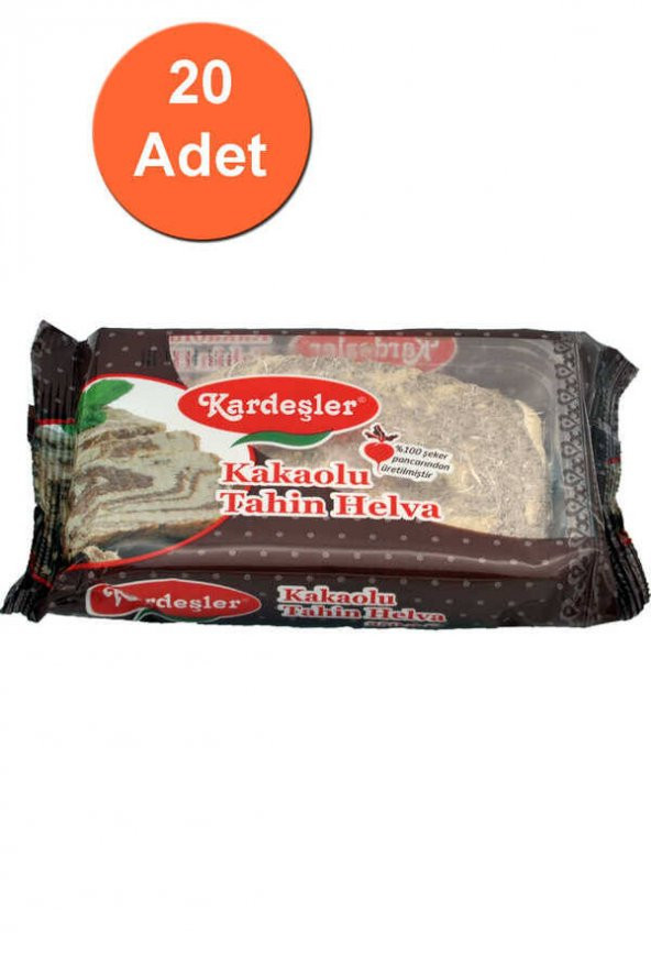 Kardeşler Kakaolu Tahin Helva 250 G x 20 Adet