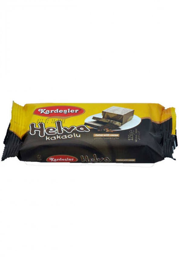 Kardeşler Kakaolu Tahin Helva 125 G x 12 Adet - Resim 2
